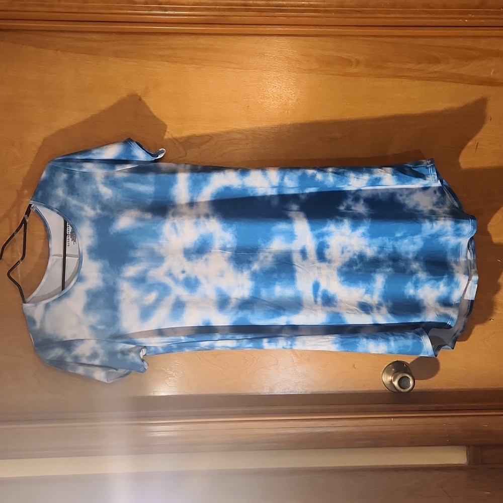 Blue tye Dye dress 👗